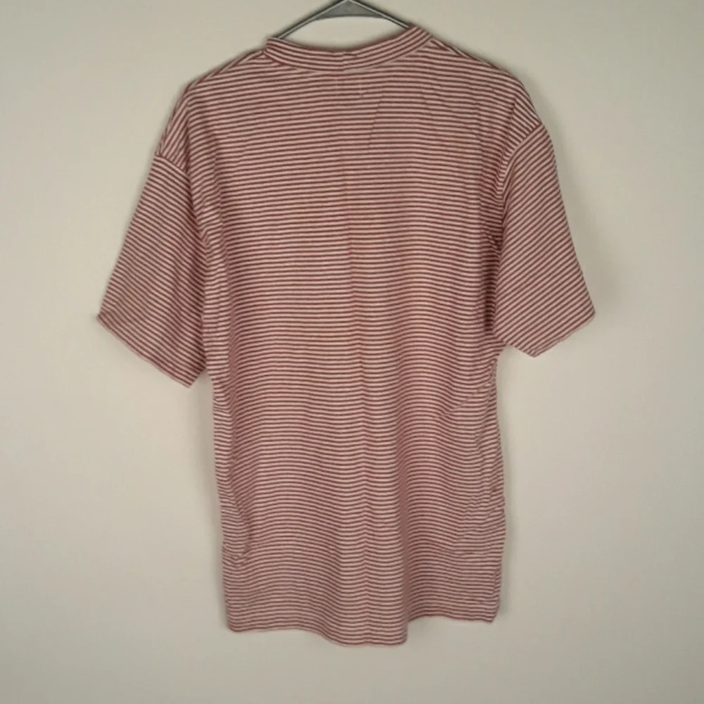 GUESS Vintage Rare Red Striped Shirt Asap Rocky Mens Medium Short Sleeve T Shirt - Picture 6 of 8